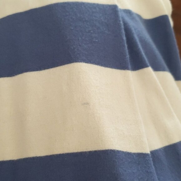 Rare Vintage Y2K Harajuku Lovers Nautical Striped Low Rise Skirt Size Large - Picture 9 of 14